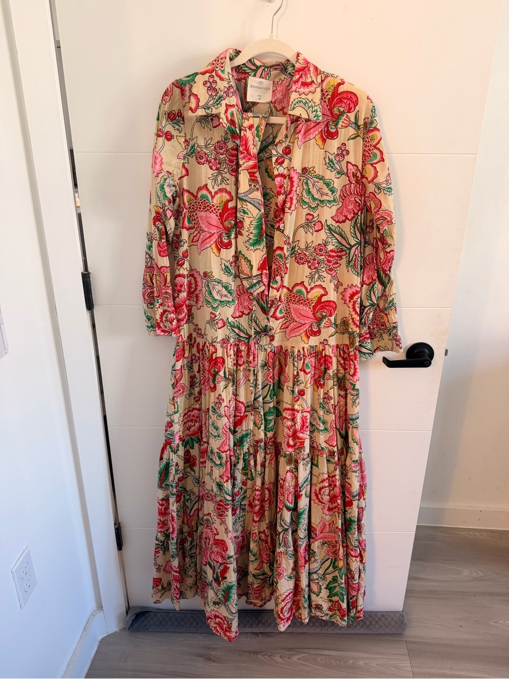 Guadalupe Floral belted Maxi Dress